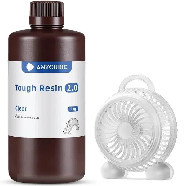 Anycubic Tough Resin 2.0 - Robustes 3D-Harz Transparent