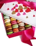 LeilaLove Macarons Amour 21 Gourmet Macarons - Macarons wrapped individually box may vary in style