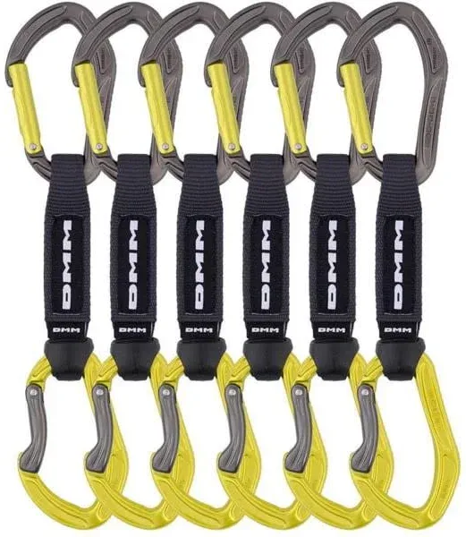 DMM - Alpha Sport Quickdraw - 6 Pack (12cm, Lime)