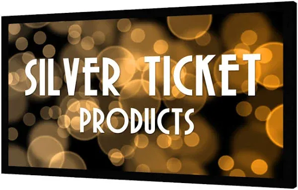 STR-169106-S Silver Ticket 106&#034; Fixed Projection Screen Silver Material 16:9