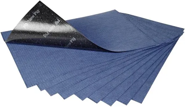 New Pig Absorbent Grippy Mat | (10) 16" x 24" Absorbent Mat Pads with Adhesive Backing | MAT3200