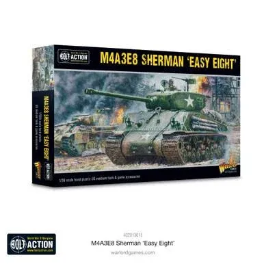 Bolt Action M4A3E8 Sherman Easy Eight Miniature