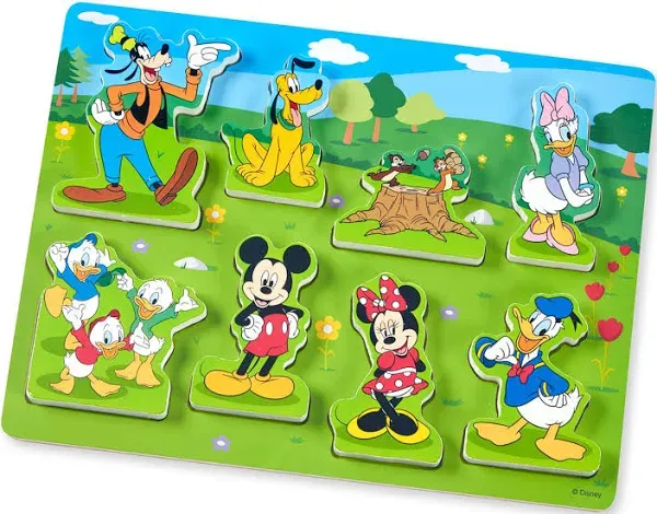 Melissa &amp; Doug Mickey Mouse Clubhouse Wooden Chunky Puzzle