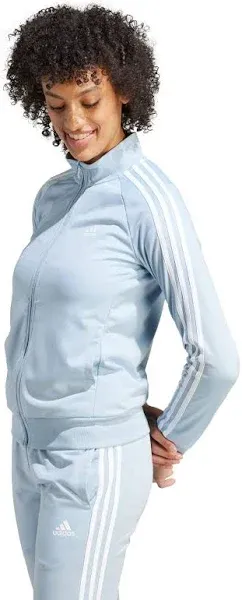 adidas Women's Essentials Warm-Up Slim 3-Stripes Track Jacket