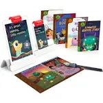 Osmo - Reading Adventure-Advanced Reader Kit for iPad & iPhone + Access to 4 More Books - Ages 5-7 - Builds Reading Proficiency, Phonics, Fluency, Comprehension & Sight Words Base IncludedUS ONLY