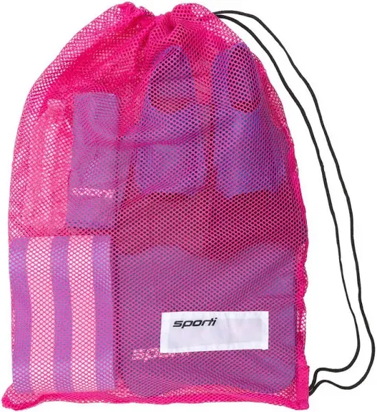 Sporti Mesh Bag with Zipper Pocket