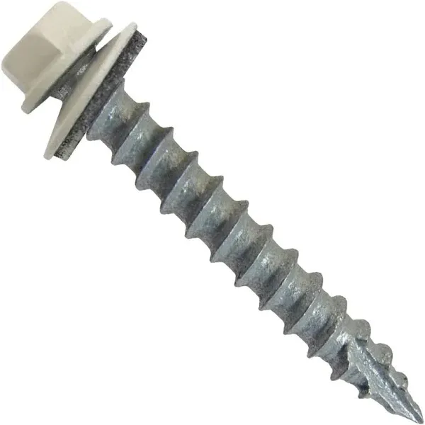 #14 x 1-1/2" Metal ROOFING SCREWS(250) Screws Hex Washer Head Sheet Me