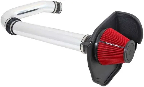 Spectre 11-17 Challenger/Cha<wbr/>rger 3.6L Air Intake Kit - Polished w/Red Filter