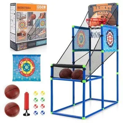 Costway Kids 2-in-1 Basketball Game