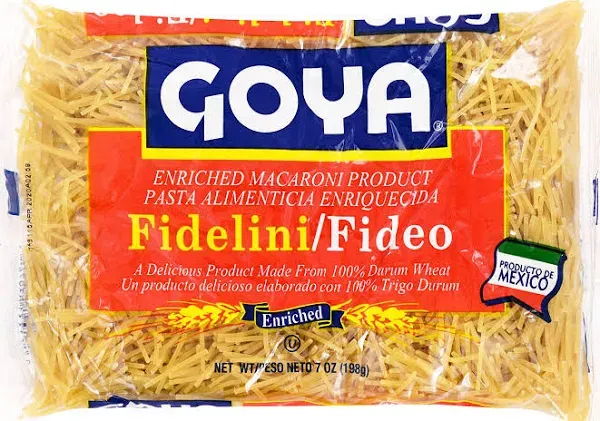 Goya Foods Fidelini Pasta, 7 Ounce (Pack of 20)