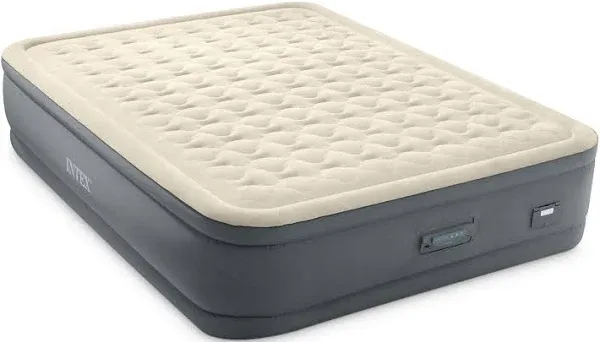 Intex PremAire II Fiber-Tech Air Mattress with Built-In Pump