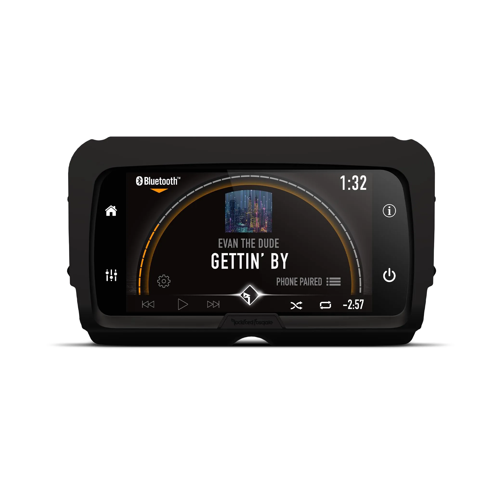 Rockford Fosgate 2014+ Harley Davidson Motorcycle Infotainment Source Unit/ Media Receiver PMX-HD14