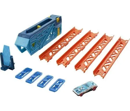 Hot Wheels Slide And Launch Pack Track Builder Unlimited Mattel New Boost 08