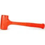 DEAD BLOW HAMMER Absorbs Shock Impact Reduces Rebound Orange 2Lb