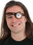 elope Mad-Eye Moody Monocle from Harry Potter - Adjustable Plastic and Suede, Officially Licensed