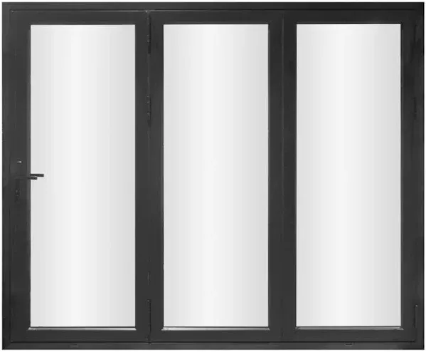 KaMic 96" x 80" 3 Panels Aluminum Folding Doors