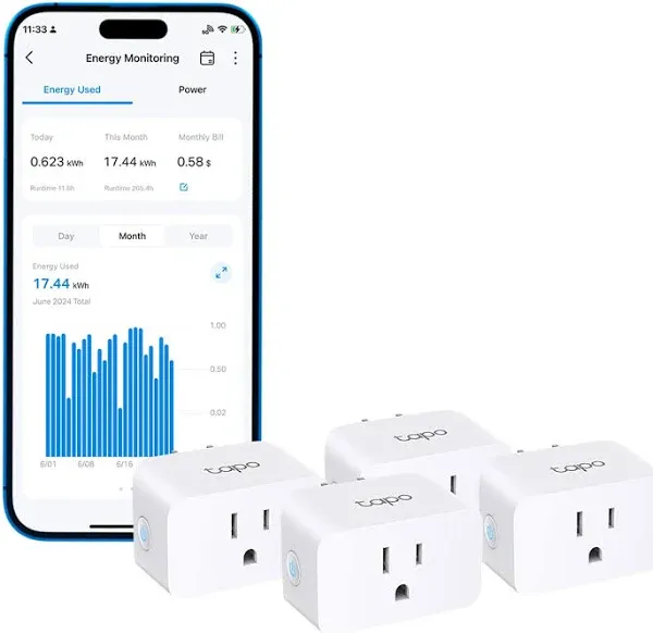 TP-Link &amp;#120295;&amp;#120<wbr/>302;&amp;#120317;&amp;<wbr/>#120316; Smart Plug Wi-Fi Mini, Energy Monit