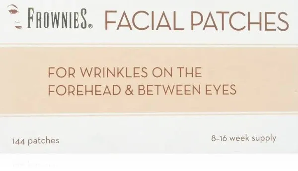 Frownies (FBE) Forehead & Between Eyes, 144 Patches (3) pack