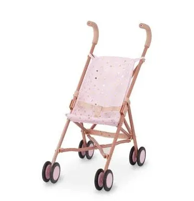 Lullababy Doll Stroller Fold-Up Accessory Gold Star Print