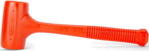 Capri Tools 10096 C096 1 lb Dead Blow Hammer, Orange PU