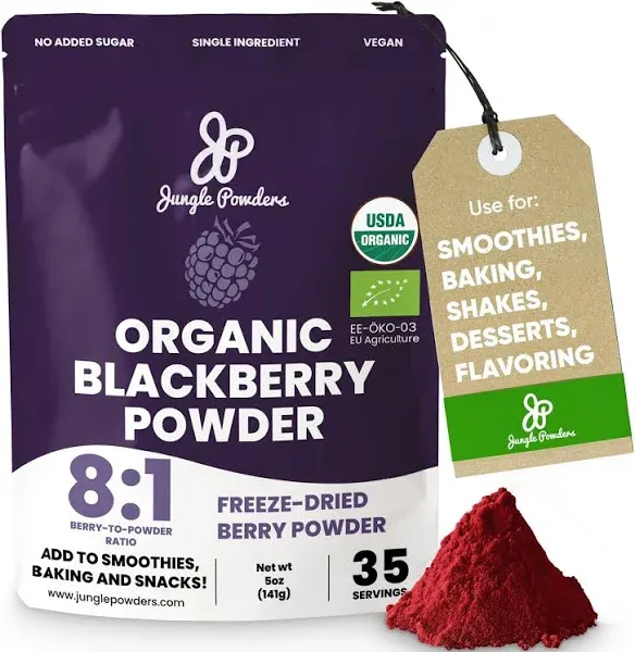 Jungle Powders Organic Blackberry Powder