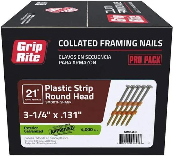 Grip-Rite 3-1/4" Stick Nail GR034HG