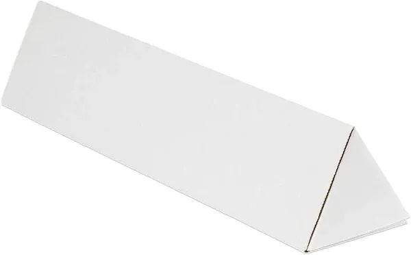 2 x 24 1/4" White Triangle Mailing Tubes | Brandt Box