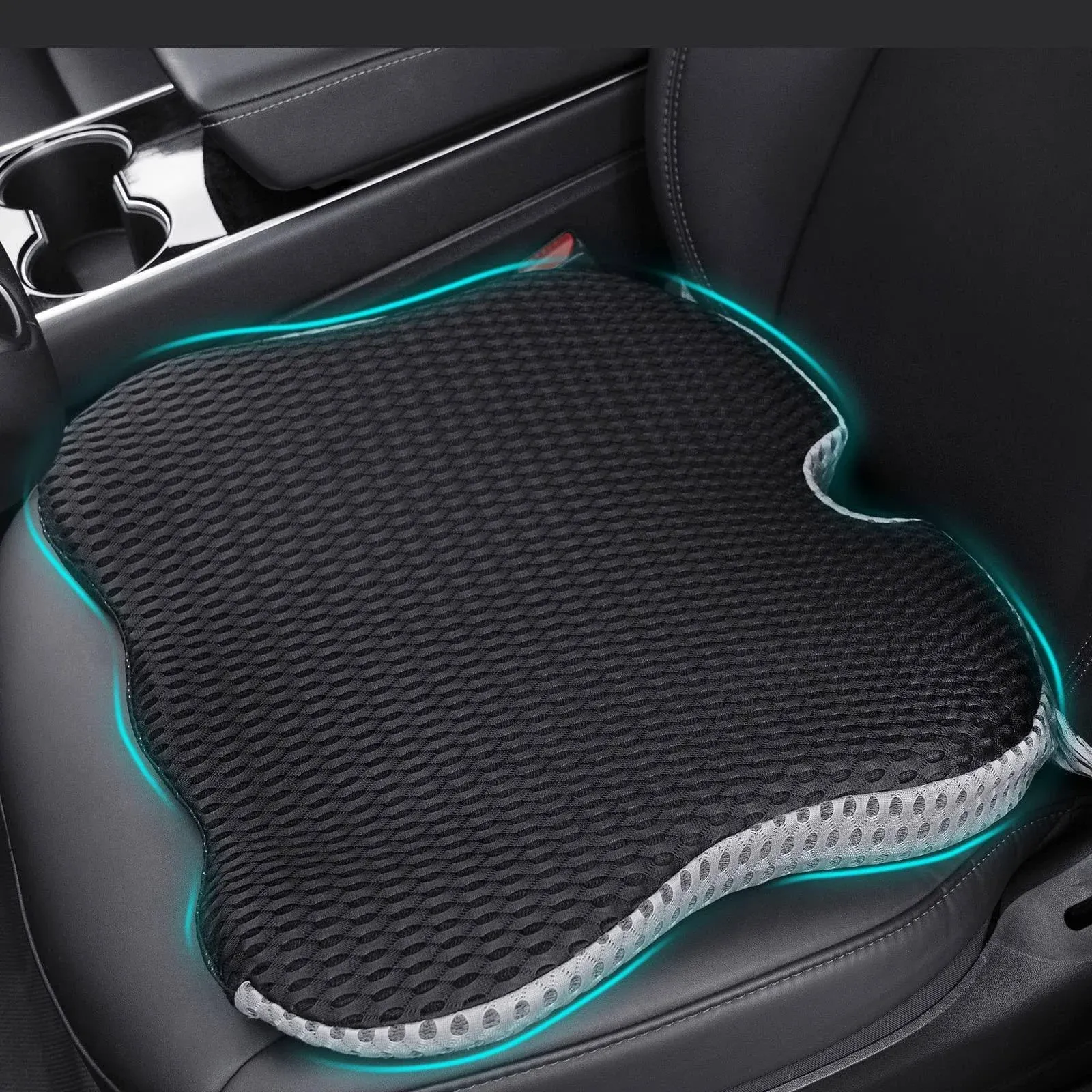 Car Seat Cushion for Sciatica Tailbone Pain Relief - Truck Driver Office Worker