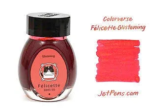 Colorverse Ink - Glistening Series - No. 50, Felicette (30ml) Fountain Pen Ink