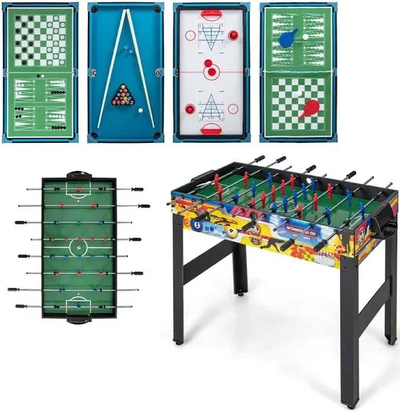 Costway 12-in-1 Combo Game Table Set