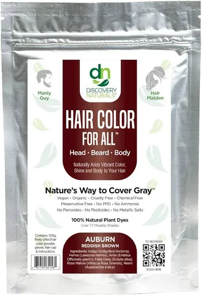 Discovery Naturals Black Henna Hair Color