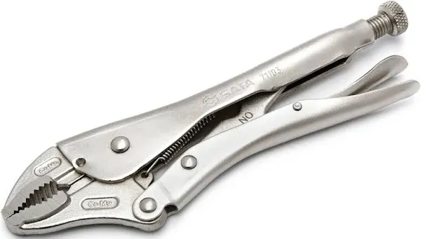 SATA 10" Curved Jaw Locking Pliers with Cutter