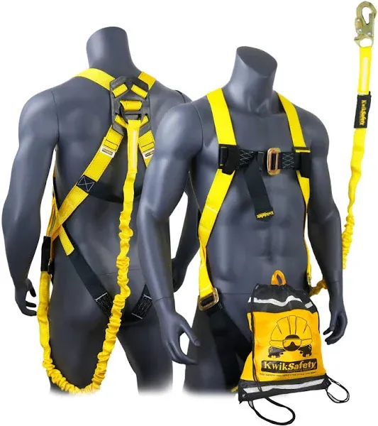 - Charlotte, NC - SCORPION Fall Protection Safety Harness [W/Attached 6 Ft Lanya