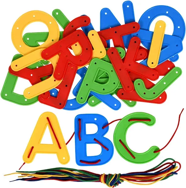 Lacing Alphabet - Uppercase - Set of 26