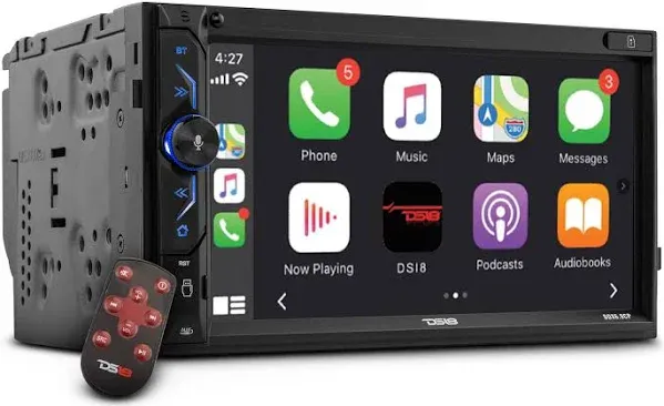 DS18 Car Stereo 6.9&#034; Double-Din Bluetooth Apple CarPlay Android Mirror DDX6.9CP