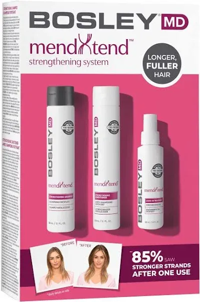 BosleyMD MendXtend STARTER KIT-Hair Strengthening System-new in box