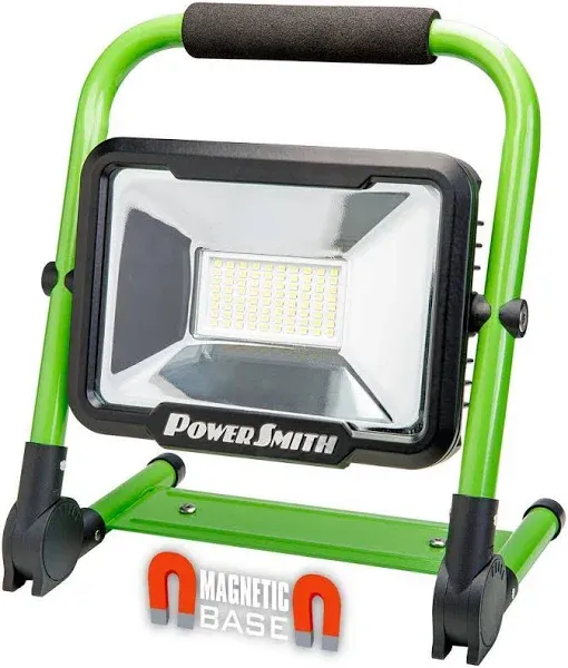 PowerSmith 3000 Lumen LED Work Light with Magnetic Foldable Base (PWLR030FM)