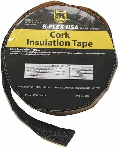 Pipe Insulation Tape Black 30 ft. MPN:800-TAPE-C<wbr/>RK