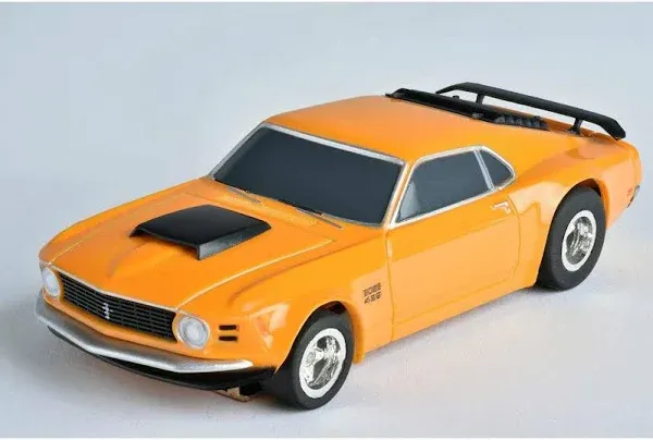 21050 AFX MEGA G PLUS FORD MUSTANG BOSS 429 ORANGE TOMY AURORA  COLLECTOR SERIES