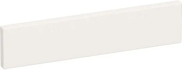 Kohler K-25819-PWH 4 x 18 Inch Quartz Side Splash Pure White