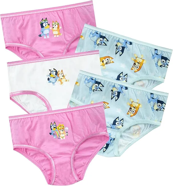 Bluey Girls Underwear 5 Pack