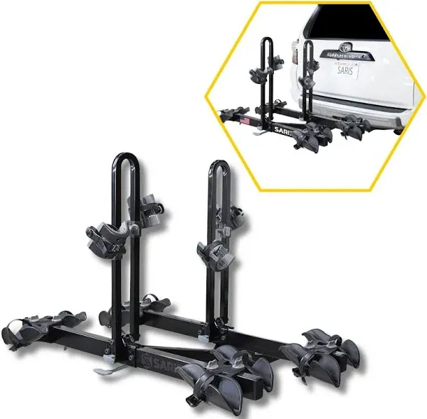 Saris Freedom 4 Bike Hitch Rack Cuscino Transport System - 4414B