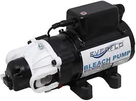 Soft Wash (Bleach) EFSW2200-BOX 12V Diaphragm Pump - 2.2GPM, 70 PSI Max, QA P...