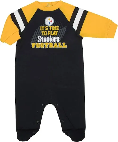 Gerber NFL Baby Boys' Team Long Sleeve Footed Sleep N' Play