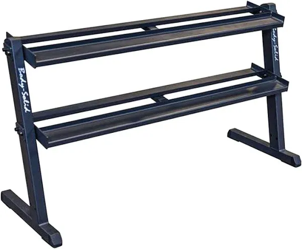 Body- Solid GDR60 2 Tier Horizontal Dumbbell Rack