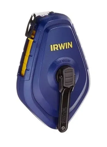 Irwin - 1932874 - Strait-Line 2 oz. Blue Fast Retrieve Chalk Line Reel 100 ft.