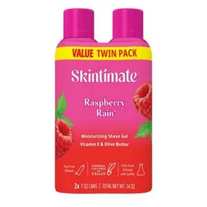 Skintimate Moisturizing Shave Gel, Raspberry Rain, 7 OZ, 2 CT