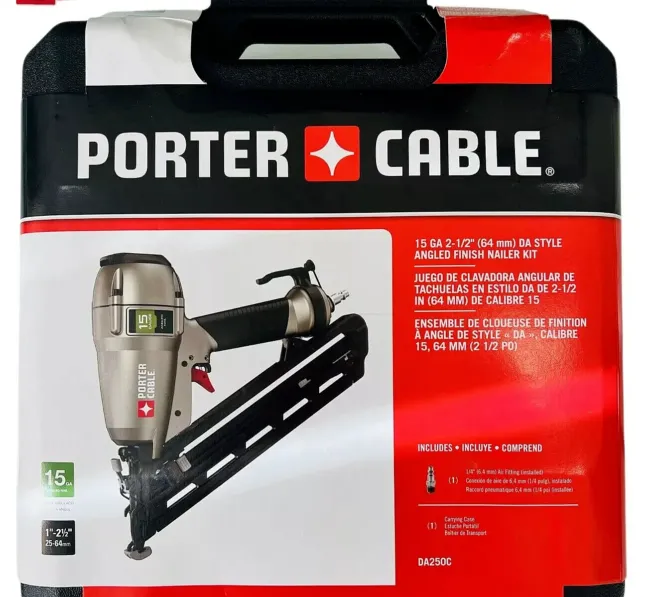 Porter Cable Angle Nailer Kit 2-1/2 in. 15 Ga