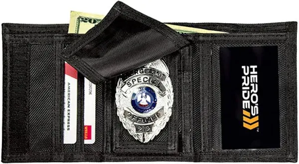 Hero's Pride Tri-Fold Ballistic Badge Holder Wallet