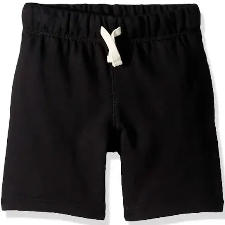 Kids French Terry Shorts - Black